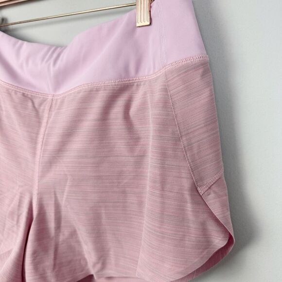 ATHLETA |  Run With It Textured 3.5” Inseam Hydrangea Pink Shorts Women’s Size M - Picture 5 of 13